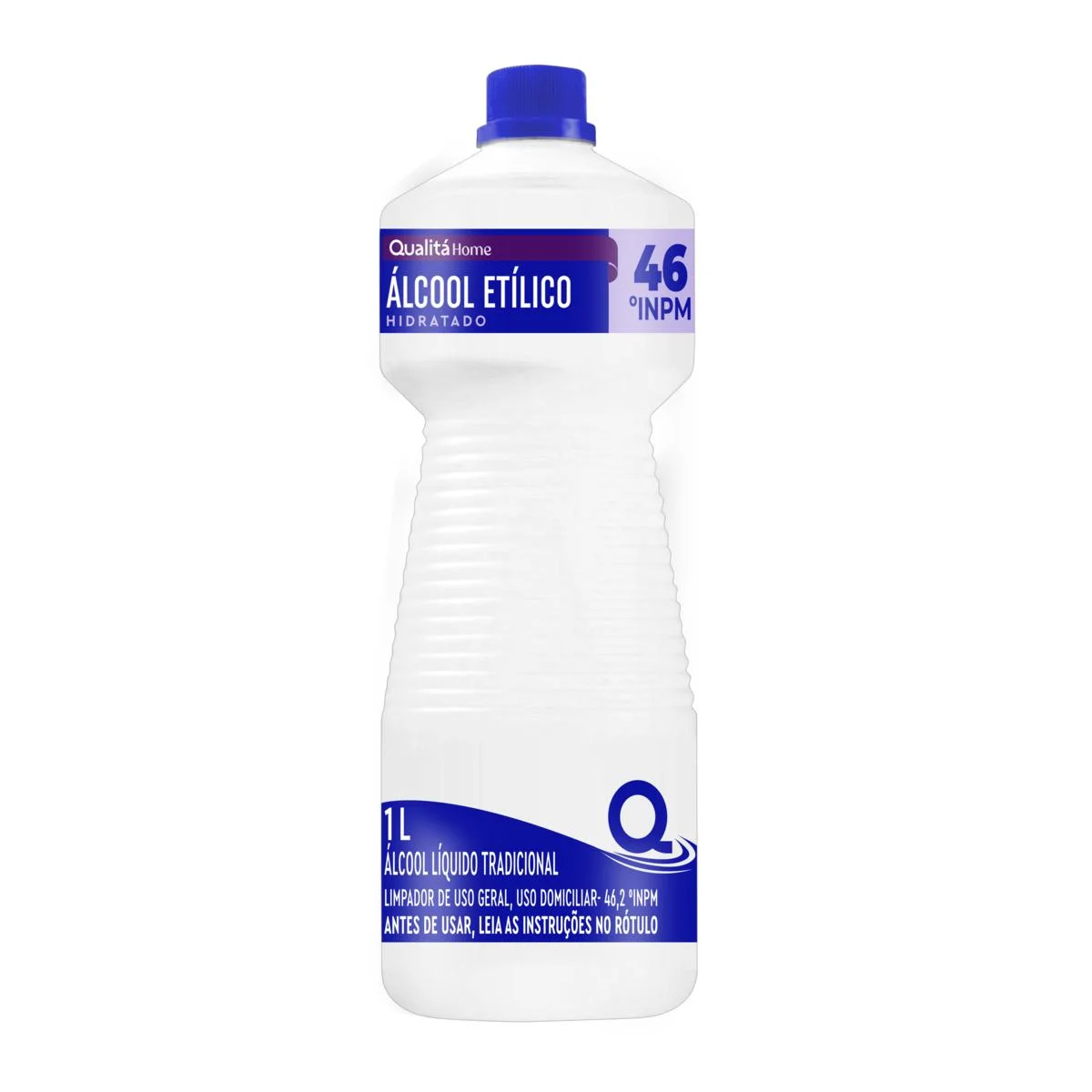 Álcool Líquido 46º INPM Neutro Qualitá Frasco 1l