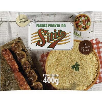 Farinha de Mandioca Do Sítio Temperada 400g
