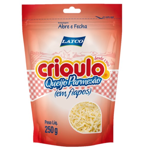 Queijo CRIOULO Parmesão Ralado 250g
