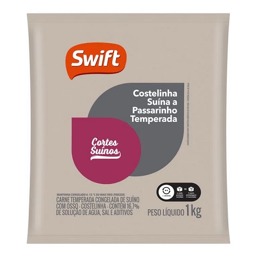Costelinha Passarinho Temperada Swift 1kg