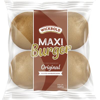 Pão de Hambúrguer Wickbold Maxi Original 320g