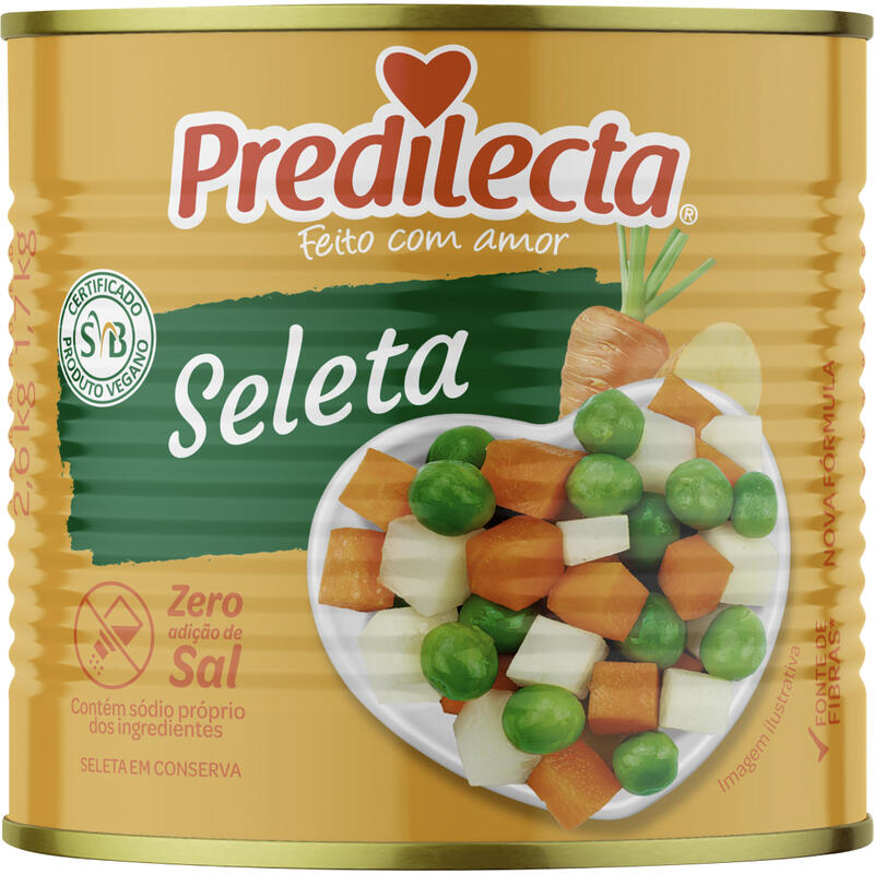 Seleta de Legumes Predilecta 1,7kg