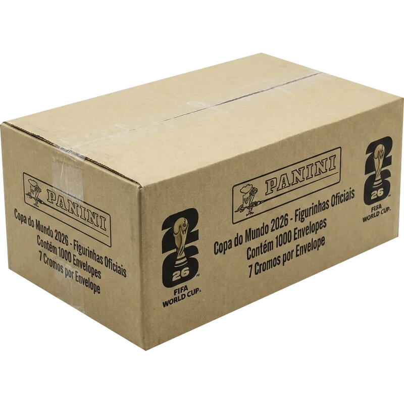 Figurinha World Cup 2026 Panini Caixa 1000 envelopes