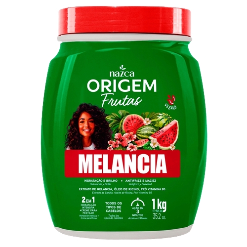 Creme De Hidratação Origem Melancia 2 Em 1 1kg
