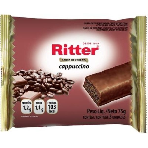 Barra de Cereais Ritter 75g - Cappuccino