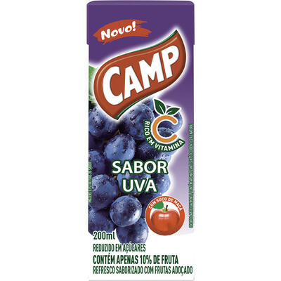 Refresco Líquido Camp Uva 200ml