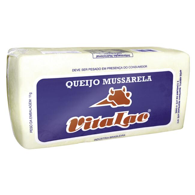 Queijo Mussarela Vitalac F4 Preço por quilo na peça