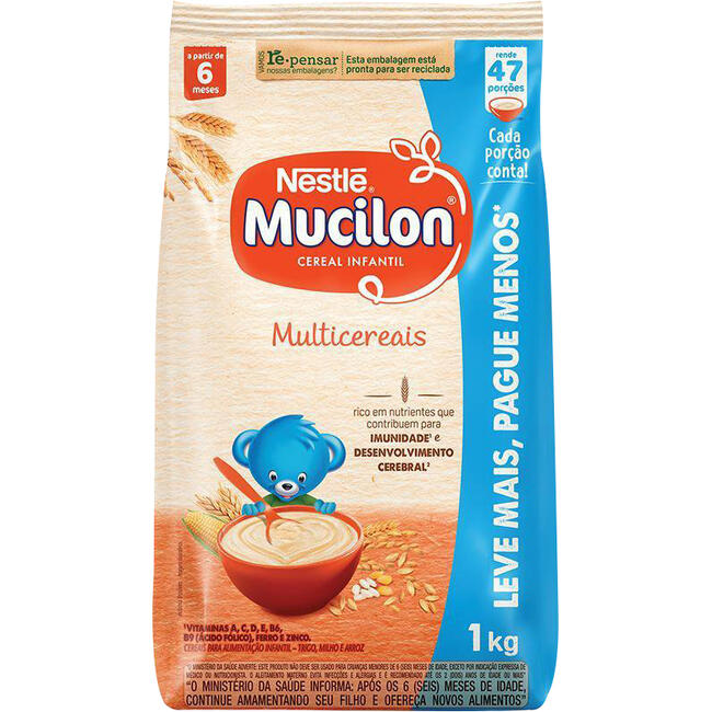 Mucilon Nestlé Multicereais 1kg