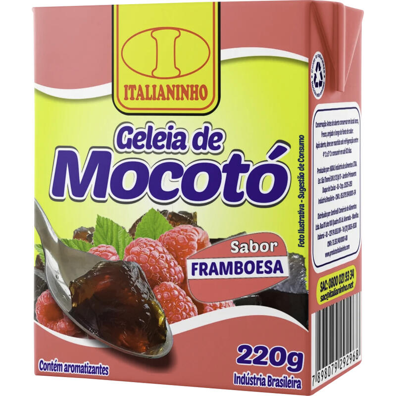 Geleia de Mocotó Italianinho Framboesa 220g