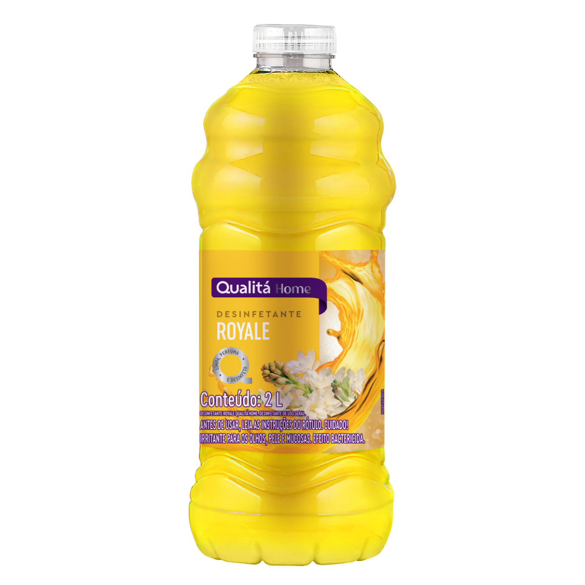 Desinfetante 2L Bactericida Royale Qualitá Home Frasco