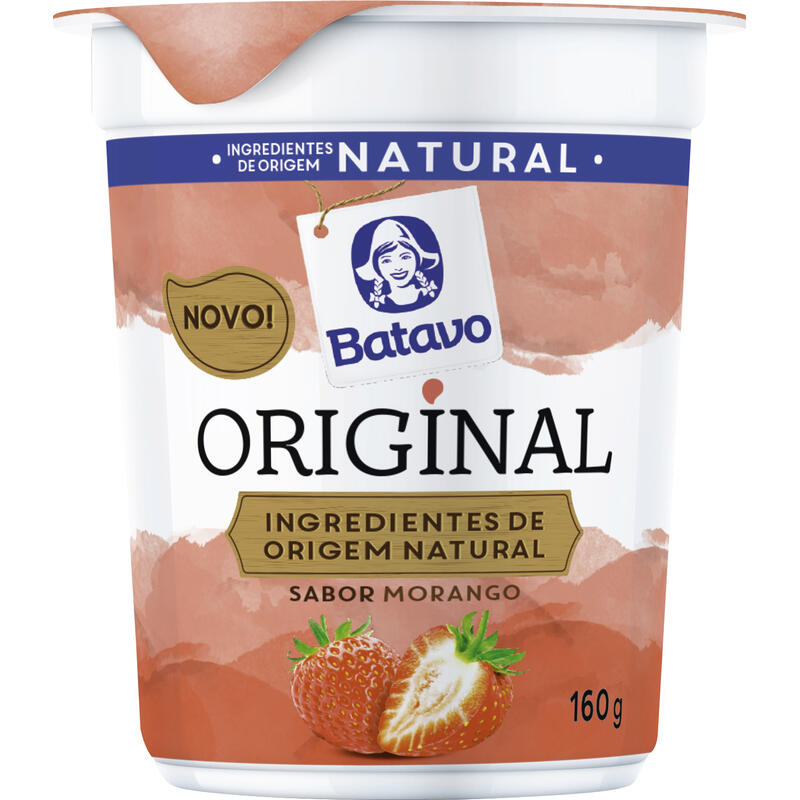 Iogurte BATAVO Original Morango 160g