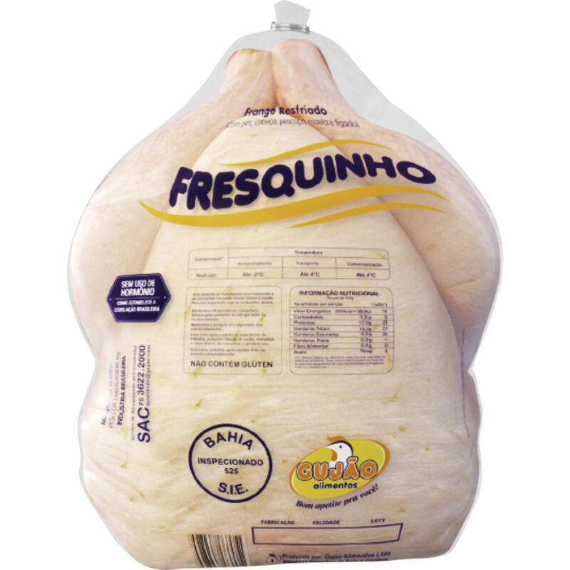 Frango Gujão Fresquinho Resf Preço por quilo na peça