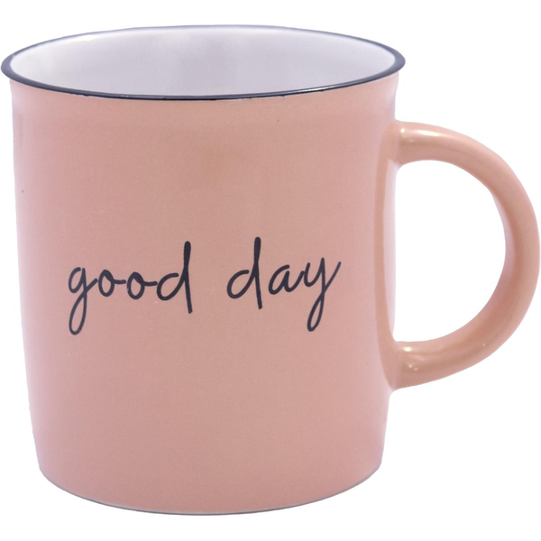 Caneca Mundiart 210ml - Cerâmica - Salmão - Ref. BE0019 3