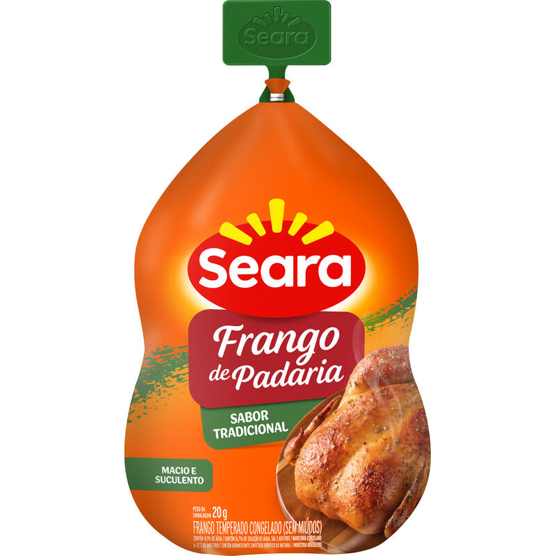 Frango de Padaria Seara Cong Tradicional Preço por quilo na peça