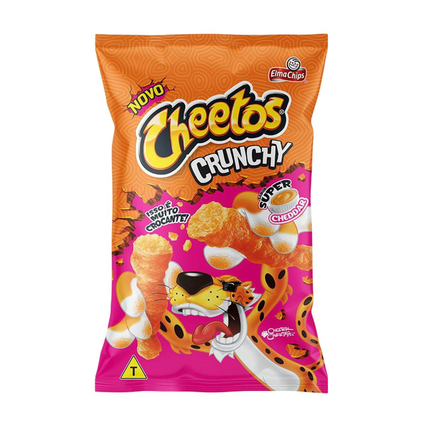 Salgadinho Elma Chips Cheetos Crunchy Cheddar 78g