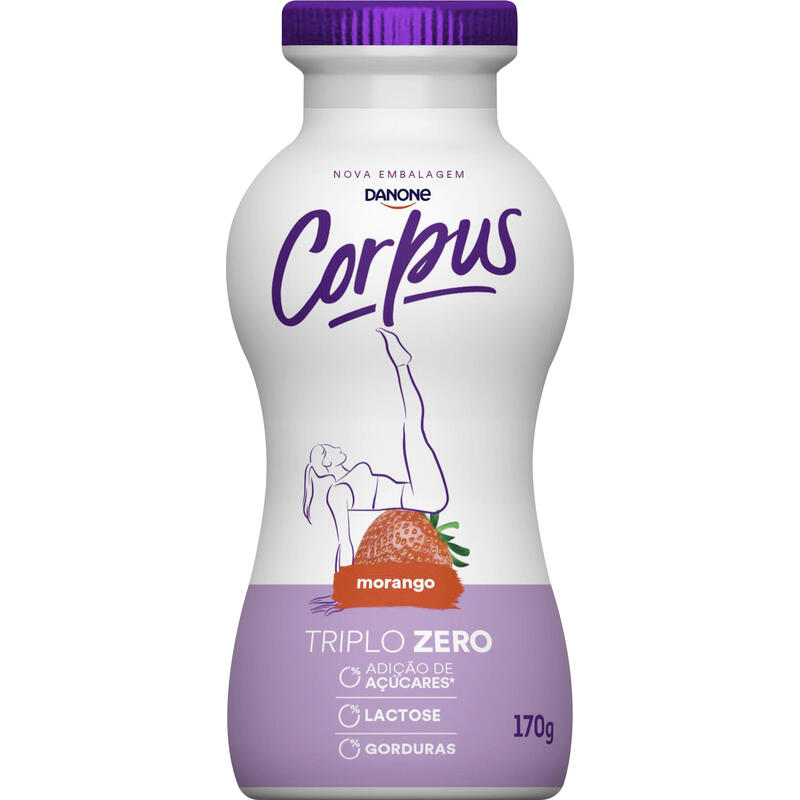 Iogurte sem Lactose Corpus Morango 170g