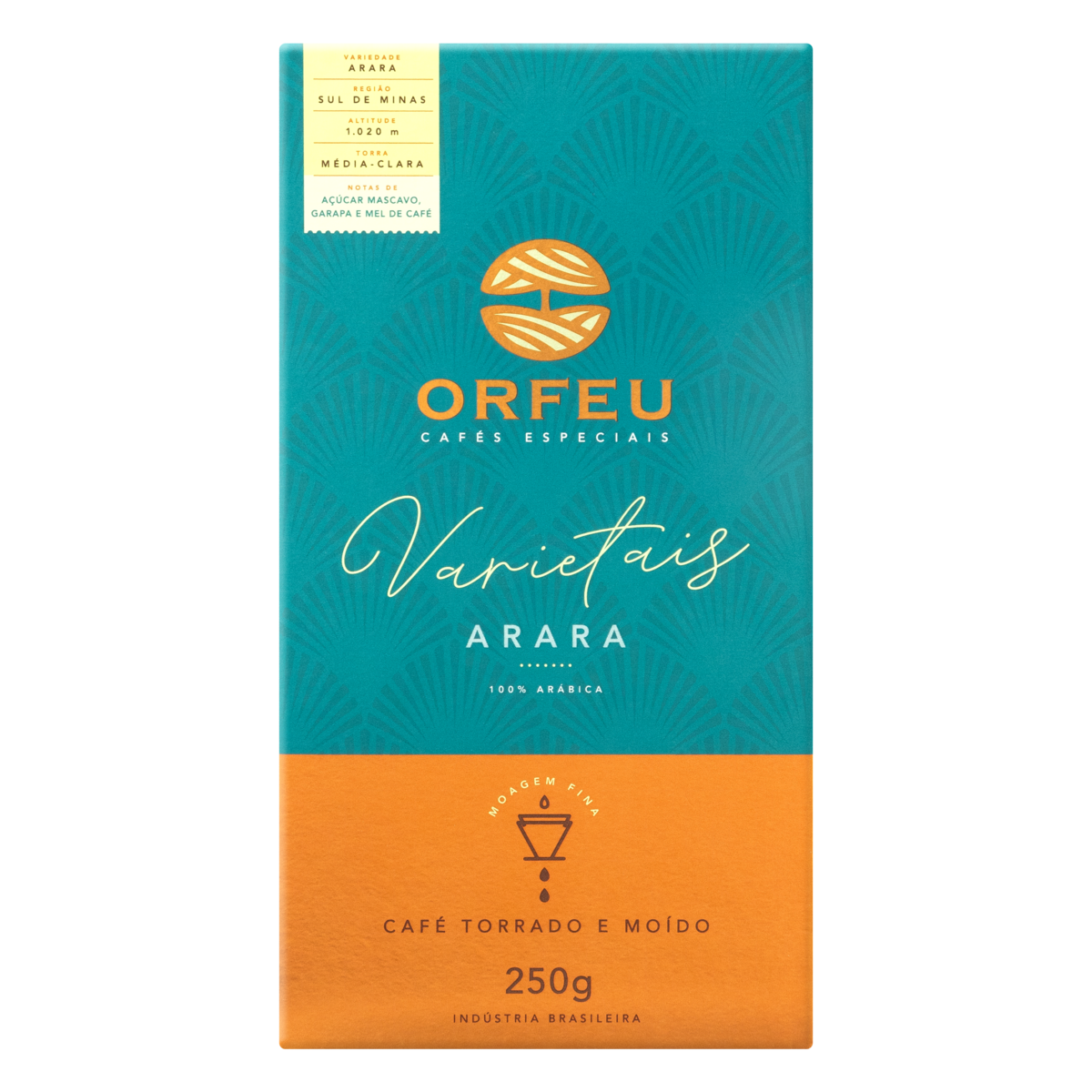 Café ORFEU Arara Torrado e Moído 250g