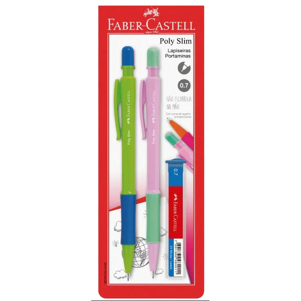 Lapiseira Poly Faber 0,7mm - Slim Mix - Ref. SM/07SLIMM