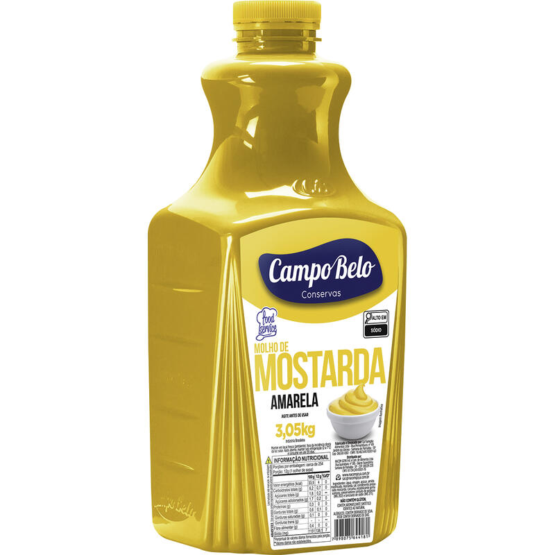 Mostarda Campo Belo 3,05kg