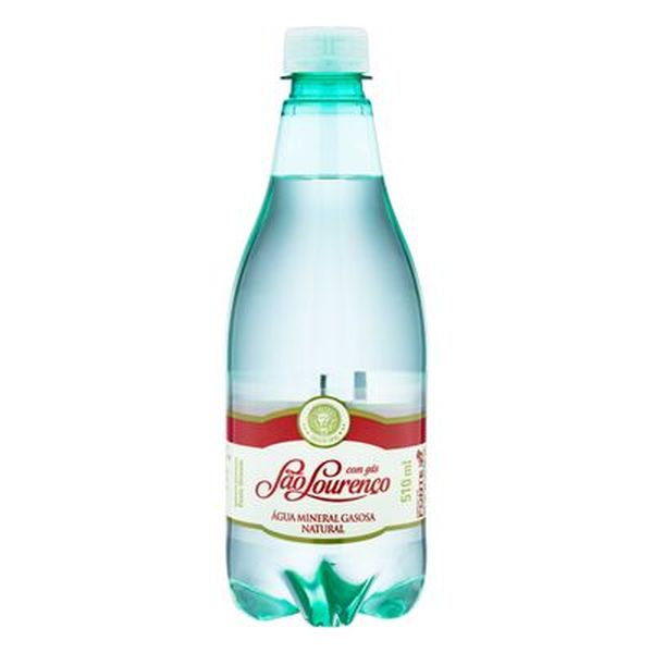 Água Mineral São Lourenço com Gás 510ml