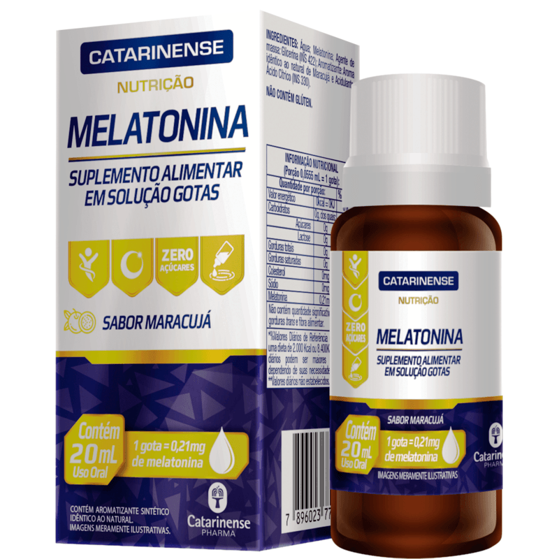 Suplemento Alimentar Catarinense Melatonina 20ml