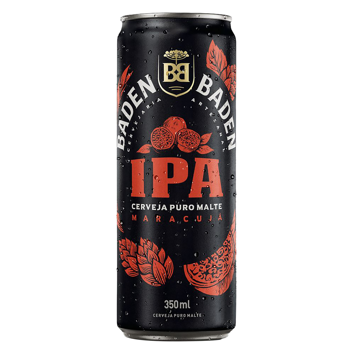 Cerveja Brasileira BADEN BADEN Ipa Puro Malte Maracujá 350ml