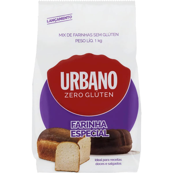 Farinha Urbano 1kg - Mix - Sem Glúten