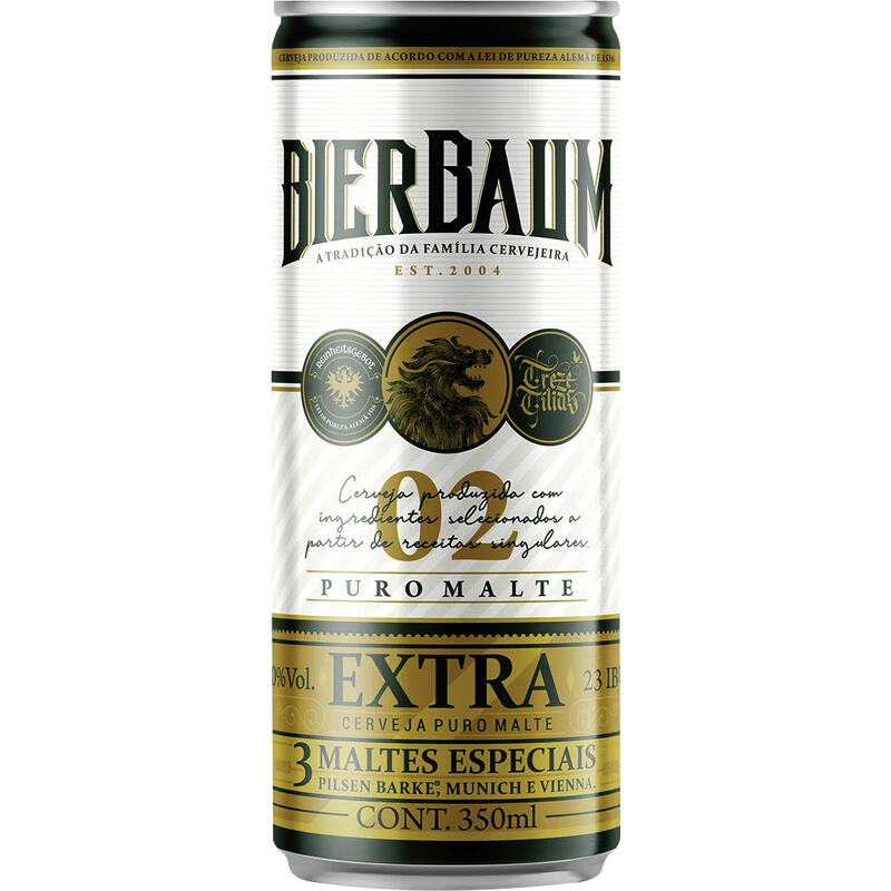 Cerveja Bierbaum Extra 350ml