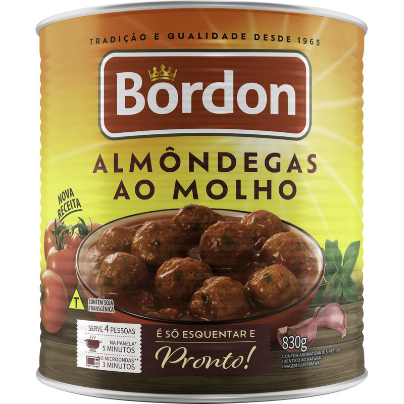 Almôndega Bordon 830g
