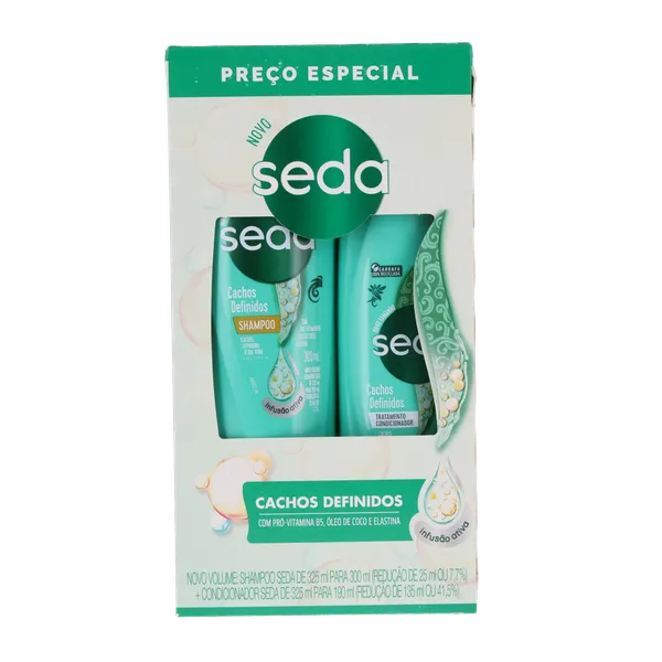 Conjunto Seda 300ml - Shampoo + 190ml - Condicionador