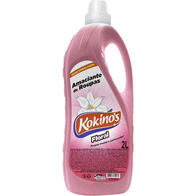 Amaciante de Roupas Kokino's Floral 2L