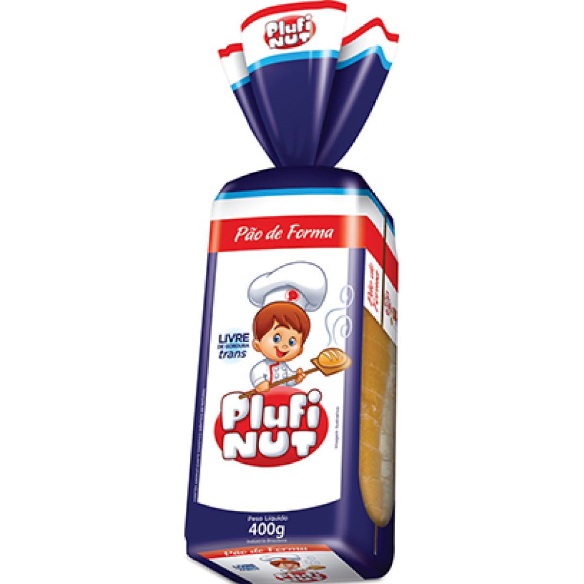 Pão de Forma Panutri Plufi Nut 400 g