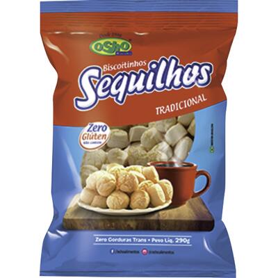 Biscoito Sequilhos Osho Leite 290g
