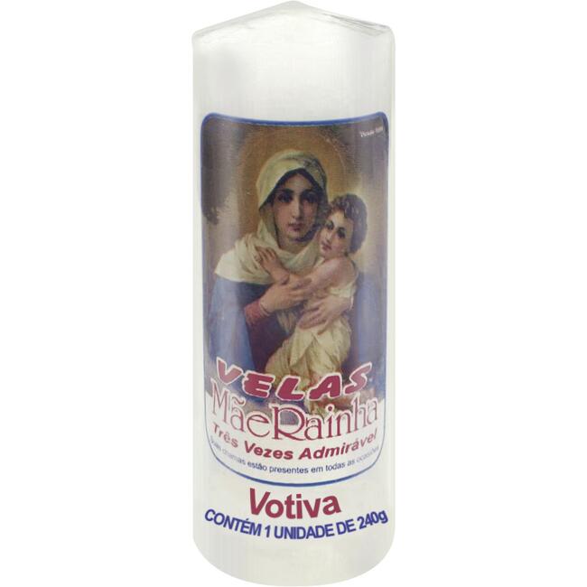 Vela Mãe Rainha Votiva 240g