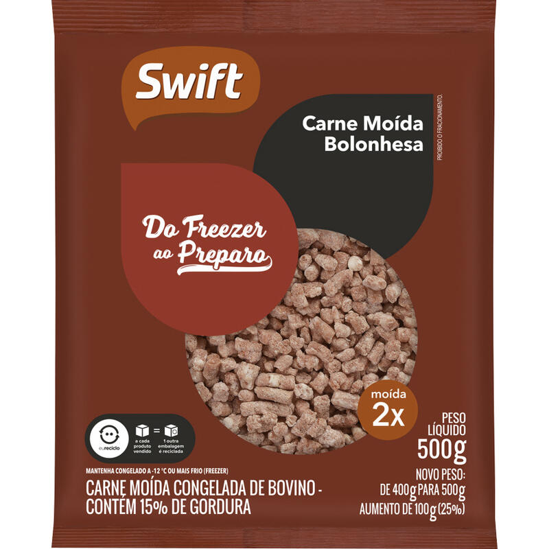 Carne Moída Congelada SWIFT 500G