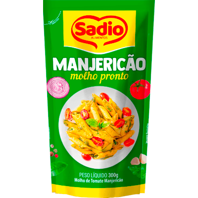 Molho de Tomate Sadio Manjericão 300g