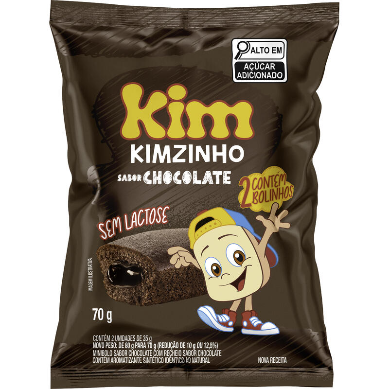 Mini Bolo Kim Chocolate com Chocolate 70g