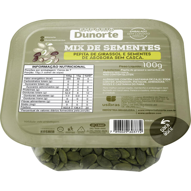 Mix de Sementes Dunorte 100g