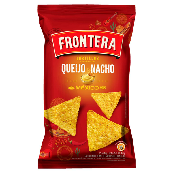 Tortilha Frontera 68g - Queijo Nacho