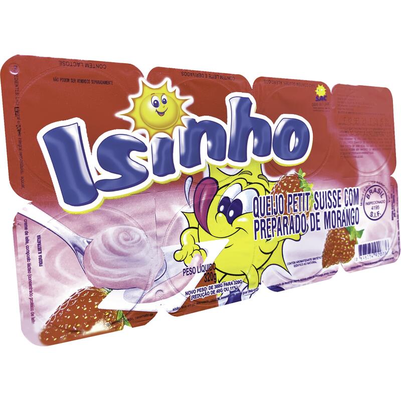 Petit Suisse Isis Morango 320g