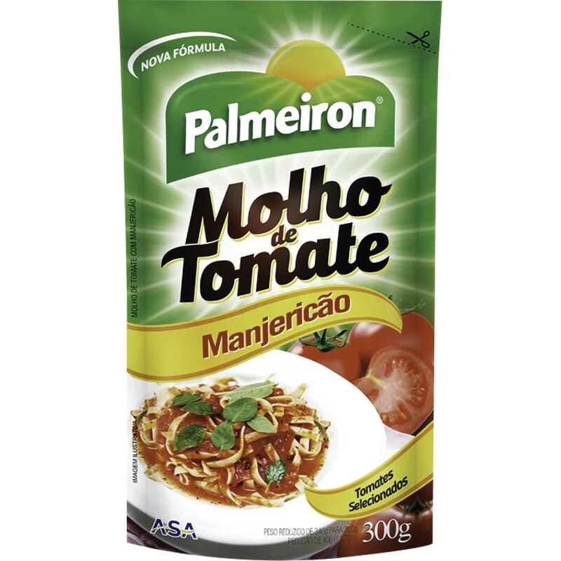 Molho de Tomate Palmeiron Manjericão 300g