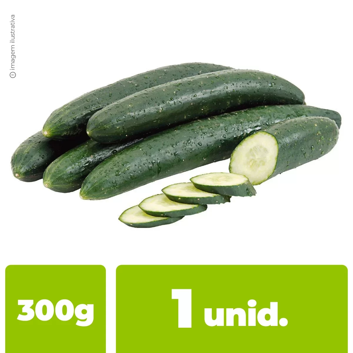 Pepino Japones Extra Granel 400g (1 Unidade)
