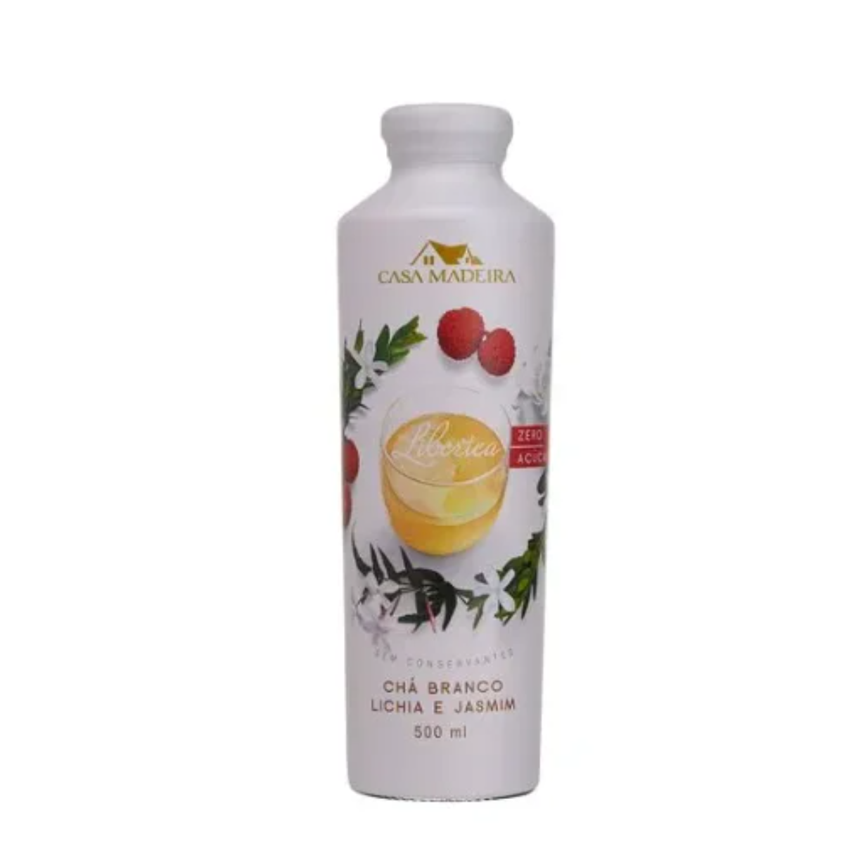 Chá Branco de Lichia e Jasmim Libertea Casa Madeira 500ml
