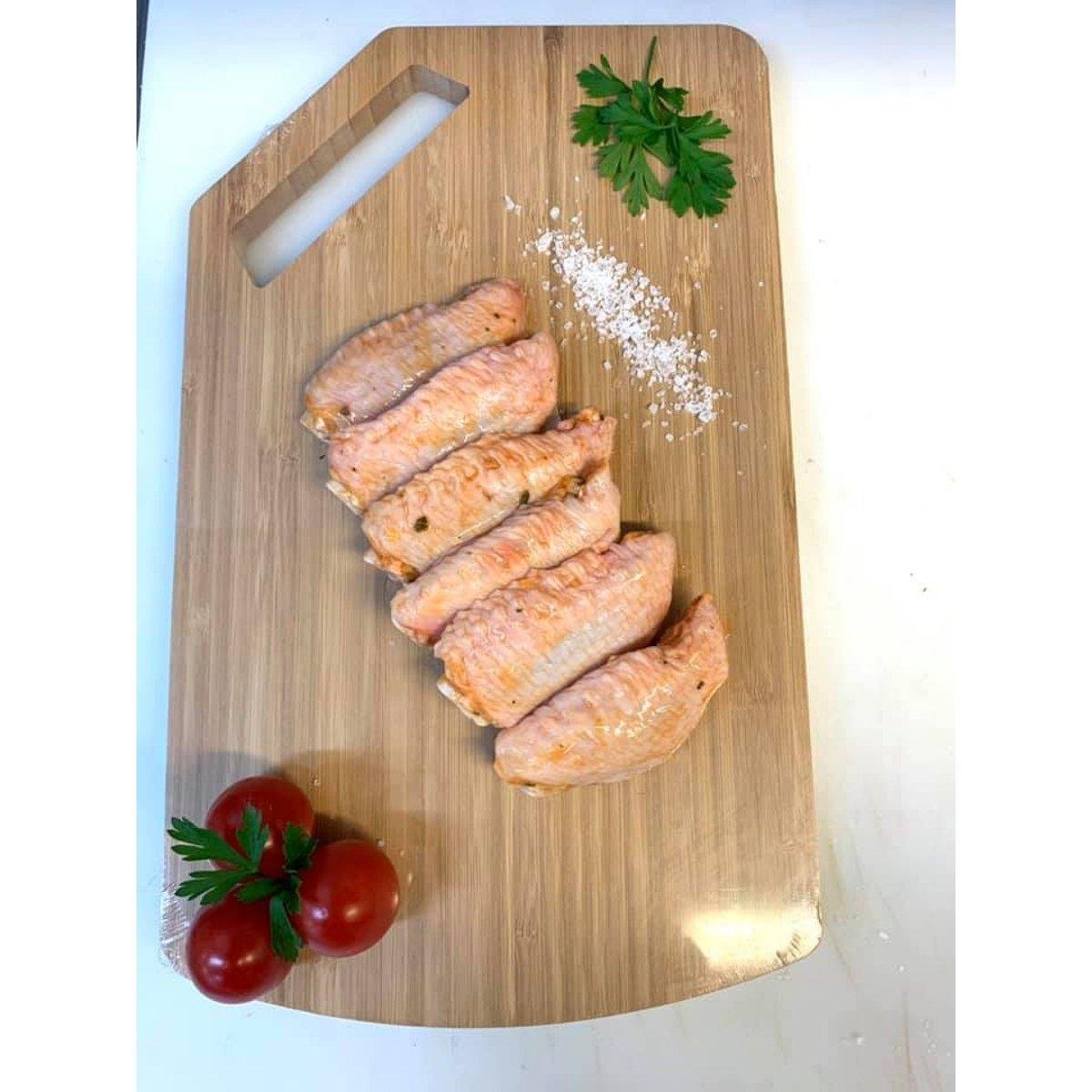 Meio Da Asa De Frango Temperado Resfriado 400g