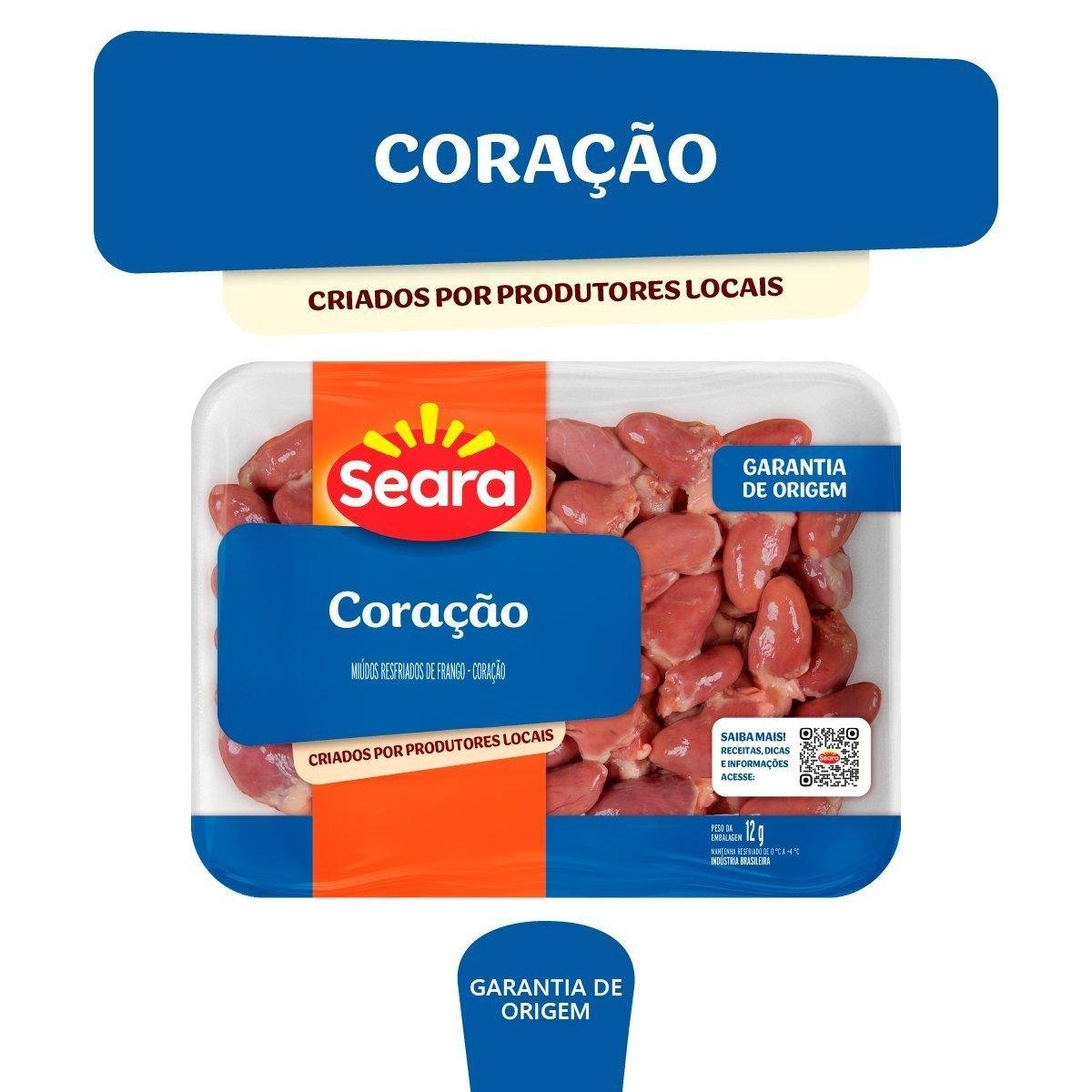 Coração de Frango Resfriado SEARA Bandeja 700g