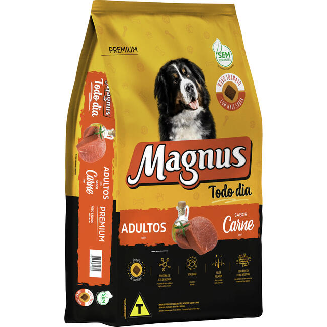 Alimento para Cães Adultos Magnus Carne 3kg