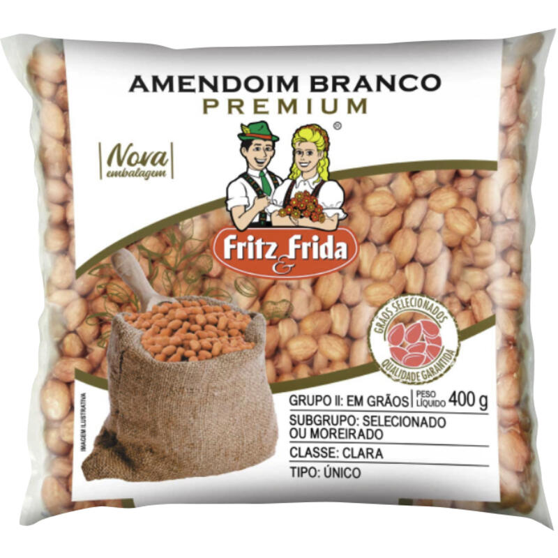 Amendoim Fritz & Frida Branco premium 400g