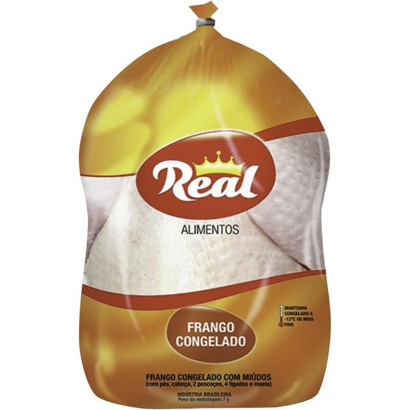 Frango Real Congelado Preço por quilo na peça