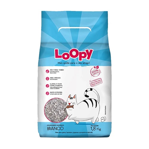 Areia Higiênica Loopy Granulado 1,8kg