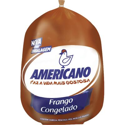 Frango Inteiro Americano Cong Preço por quilo na peça